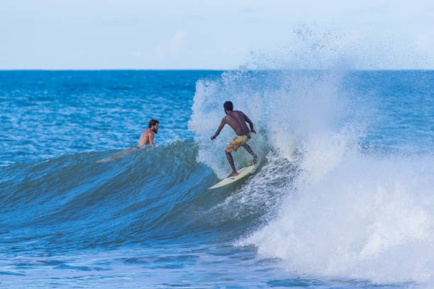 Arugam Bay / Sri Lanka - April 25 2015 year: The surfing at  Arugam Bay, Sri Lanka Island